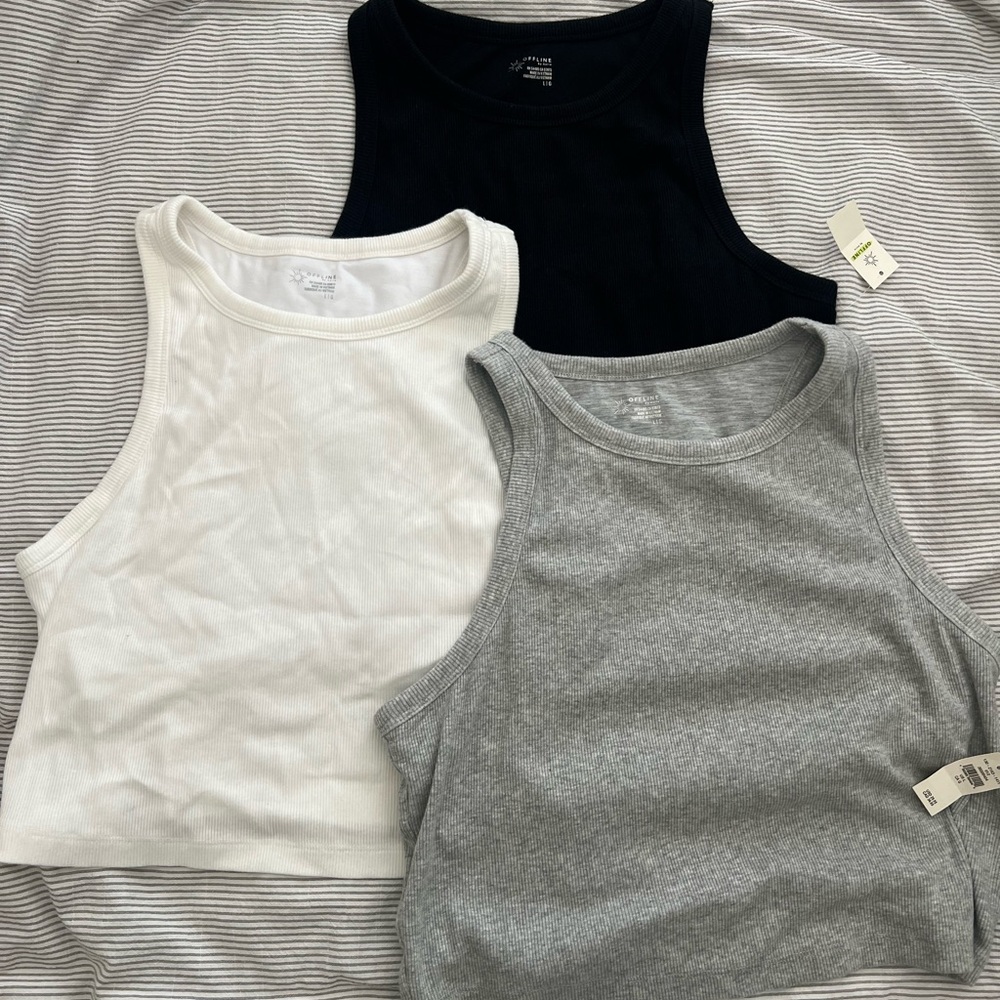 Aerie cropped tank lot - Like New